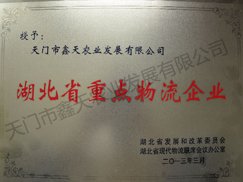 湖北省重點物流企業(yè)(2013)